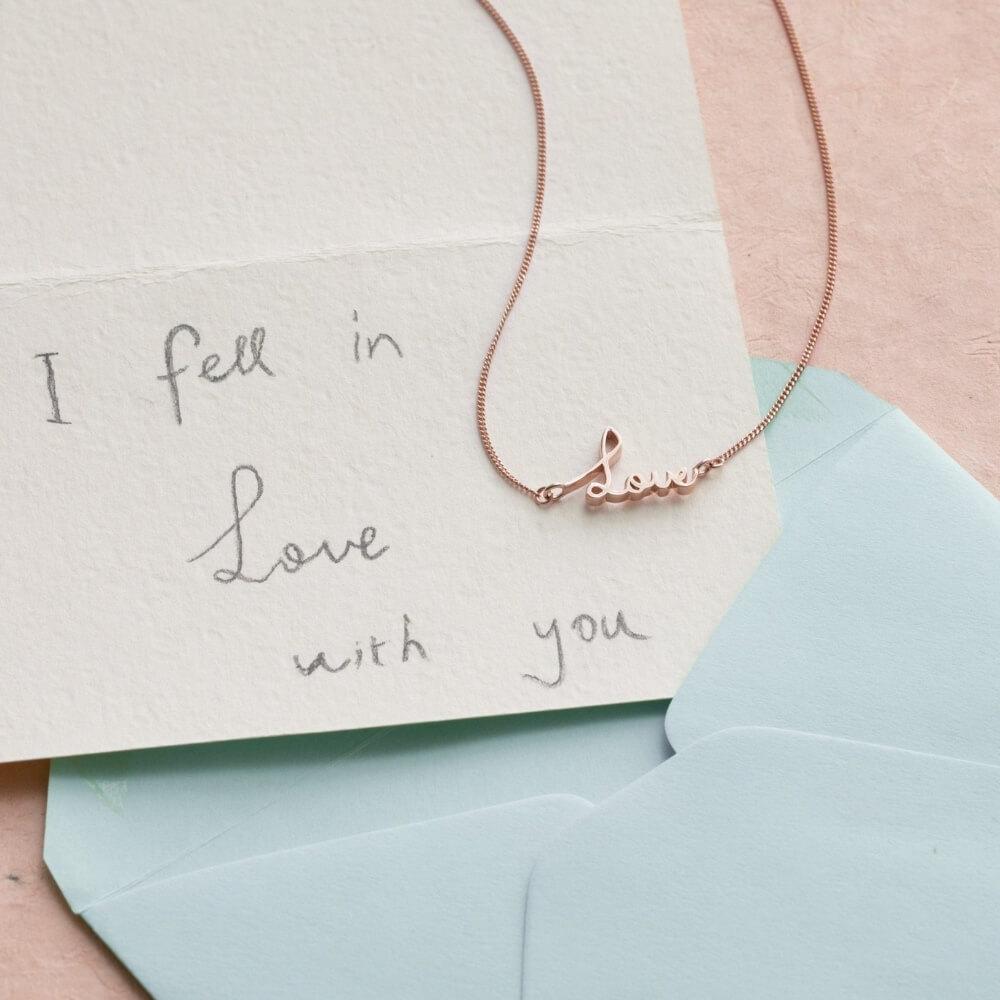 Handwritten Name Necklace