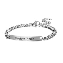 Load image into Gallery viewer, Couple Bracelet With Individual Lettering
