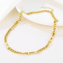 Load image into Gallery viewer, Halskette mit Namensanhängern Necklaces Loanya Gold 45 - 50 cm 
