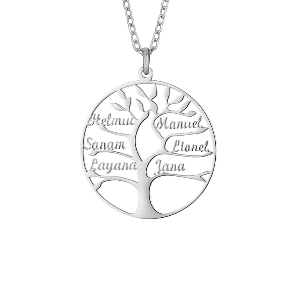 Tree of Life Chain with Engraving