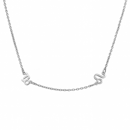 Two Zodiac Signs Necklace
