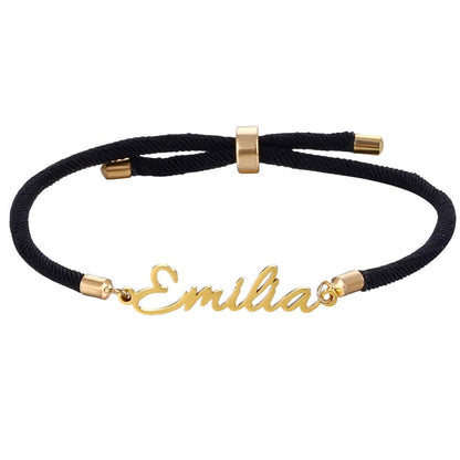 Engraved Name Cord Bracelet
Bracelets Loanya