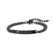 Load image into Gallery viewer, Couple Bracelet With Individual Lettering
