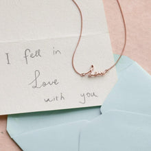 Load image into Gallery viewer, LOANYA Handwritten Name Necklace
