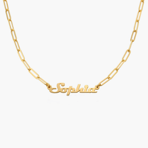 LOANYA Personalized Link Necklace