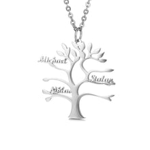 Load image into Gallery viewer, Baum des Lebens Halskette Necklaces Loanya Silber 40 cm 
