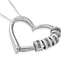Load image into Gallery viewer, LOANYA Herz Halskette mit personalisierten Beads Loanya 
