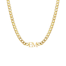 Load image into Gallery viewer, LOANYA Initialen Halskette Necklaces Loanya Gold 
