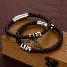 Load image into Gallery viewer, LOANYA personalisiertes Lederarmband mit Abdrücken Loanya 
