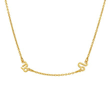 Load image into Gallery viewer, LOANYA zwei Sternzeichen Halskette Necklaces Loanya Gold Halskette (40 - 45 cm) 
